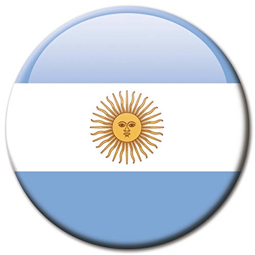 Kühlschrankmagnet Argentinien Flaggen Magnet Länder Reise Souvenir Flagge für Kühlschrank stark groß 50 mm von GUMA Magneticum