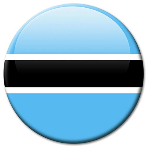 Kühlschrankmagnet Botswana Flaggen Magnet Länder Reise Souvenir Flagge für Kühlschrank stark groß 50 mm von GUMA Magneticum