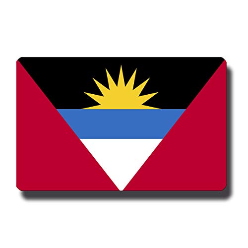 Kühlschrankmagnet Flagge Antigua & Barbuda - 85x55 mm - Metall Magnet mit Motiv Länderflagge von GUMA Magneticum