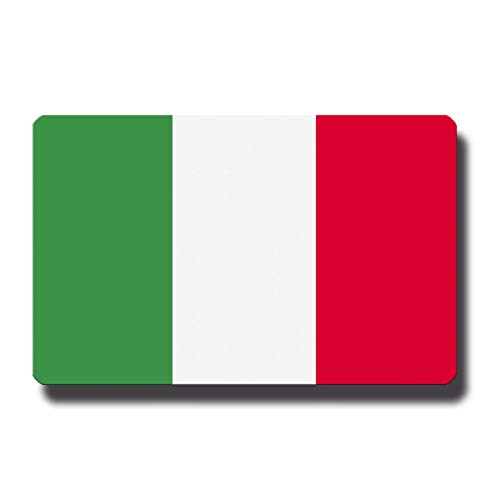 Kühlschrankmagnet Flagge Italien - 85x55 mm - Metall Magnet mit Motiv Länderflagge für Kühlschrank Reise Souvenir von GUMA Magneticum