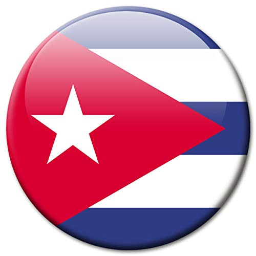 Kühlschrankmagnet Flagge Kuba Magnet Länder Flaggen Reise Souvenir Cuba für Kühlschrank stark groß 50 mm von GUMA Magneticum