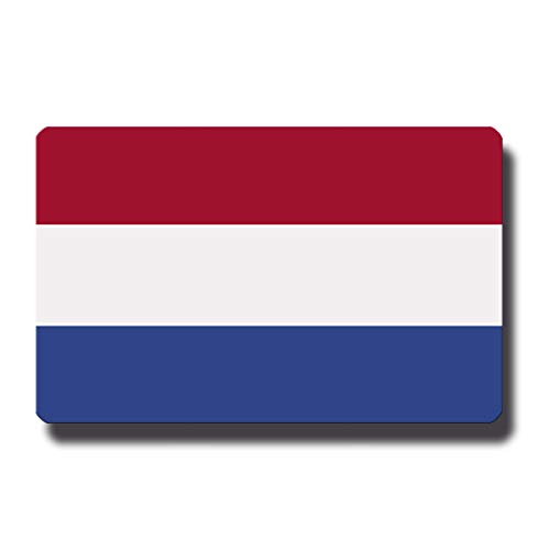 Kühlschrankmagnet Flagge Niederlande - 85x55 mm - Metall Magnet mit Motiv Länderflagge von GUMA Magneticum