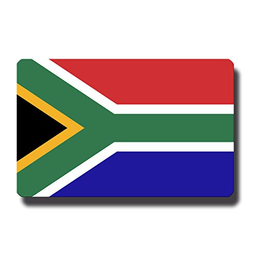 Kühlschrankmagnet Flagge Südafrika - 85x55 mm - Metall Magnet mit Motiv Länderflagge von GUMA Magneticum