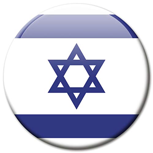 Kühlschrankmagnet Flagge Israel Magnet Länder Flaggen Reise Souvenir für Kühlschrank stark groß 50 mm von GUMA Magneticum