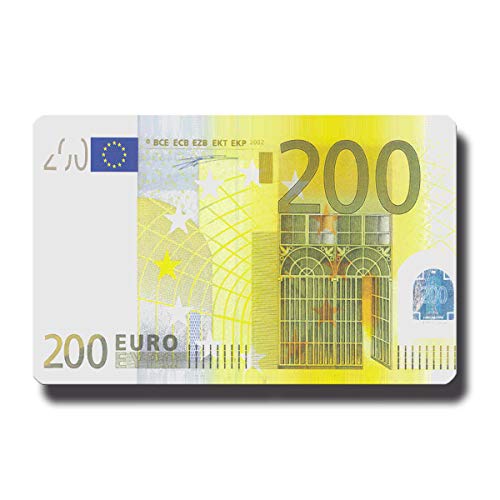 Metall Kühlschrankmagnet Banknote 200 Euro Geldschein Deko Magnet Geldgeschenk Euroschein stark für Kühlschrank Magnettafel von GUMA Magneticum