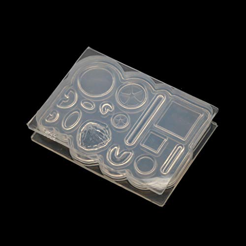 GUMEI DIY Mini Hamburger Lebensmittelspielharzform 1:12 Kleine Simulation Lebensmittel Silikonform von GUMEI