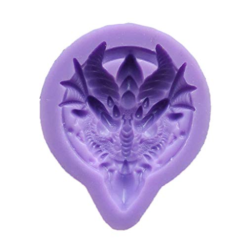 GUMEI Dragon Head Fondant Silikonform Tiere Dragon Baking Schokoladenharzform von GUMEI