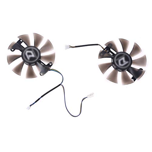 GUMEI Kühlkörper 2X 85mm PLD10015B12H 0.55A RX580 RX590 für POWERCOLOR DATALAND Radeon RX 580 590 von GUMEI