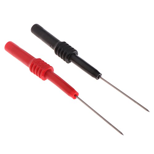 GUMEI Messleitungen Pin L95mm Flexible Prüfspitzen 1mm Stecker Multimeter Nadel von GUMEI