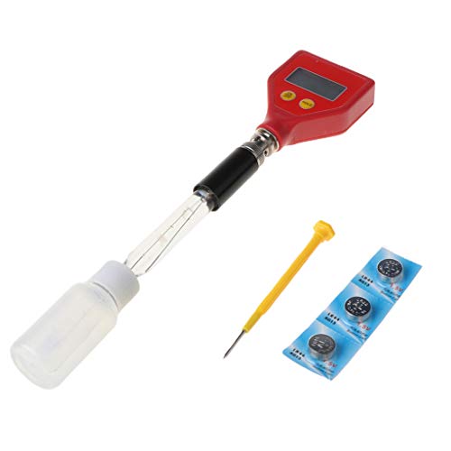 GUMEI PH-98108 pH-Meter Scharfe Glaselektrode für Wasser Lebensmittel Käse Milch Milch Boden pH-Test von GUMEI