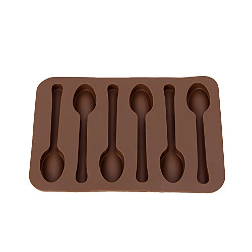 GUMEI Silikon Backform Löffel Design Schokoladenkuchen Keks Candy Jelly Mold Dekor von GUMEI