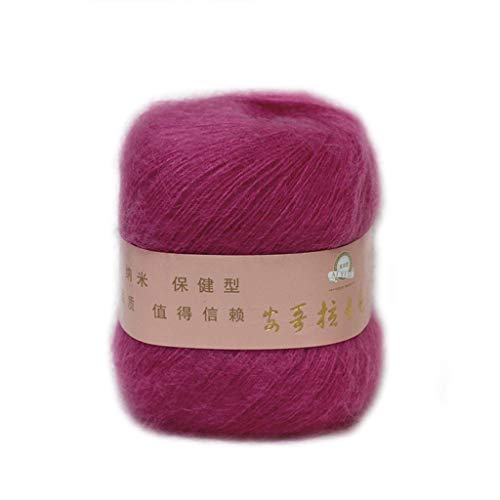 GUMEI Soft Mohair Kaschmir Strick Wolle Garn DIY Schal Schal Häkelgarn Zubehör von GUMEI