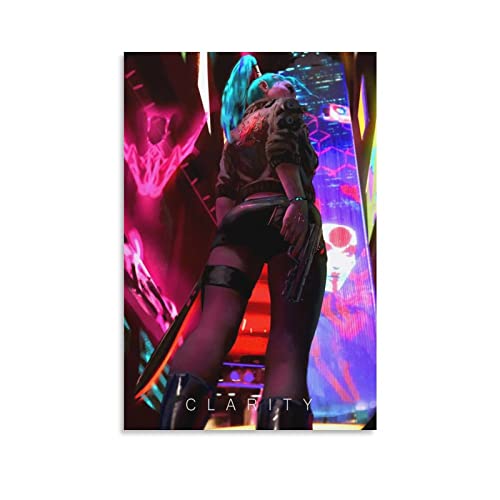 GUNDE Cyberpunk Edgerunners Japanische Anime-Serie Poster Leinwand Wandkunst Drucke Poster Foto Bild Malerei Poster Raumdekoration 60 x 90 cm von GUNDE