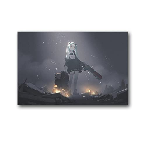 GUNDE Cyberpunk Edgerunners Poster beliebte Anime-Poster ACG Wandkunst Poster Drucke Heimdekoration Bild Leinwand Malerei Poster 60 x 90 cm von GUNDE