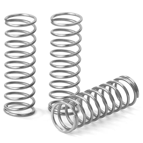 GUNGY Druckfeder Edelstahl Feder Druckfedern 30mm Drahtdurchmesser 0,9mm Außendurchmesser 10mm Länge 30mm Maximale Federkraft 1,2kg 10 Stück von GUNGY