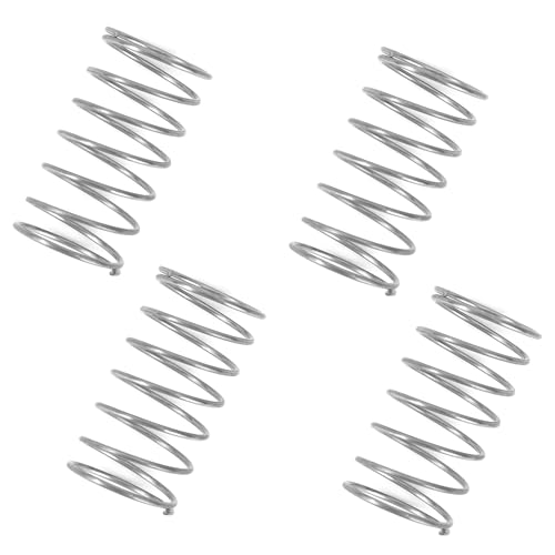 GUNGY Druckfeder Edelstahl Feder Druckfedern 30mm Drahtdurchmesser 0,9mm Außendurchmesser 16mm Länge 30mm Maximale Federkraft 0,54kg 4 Stück von GUNGY