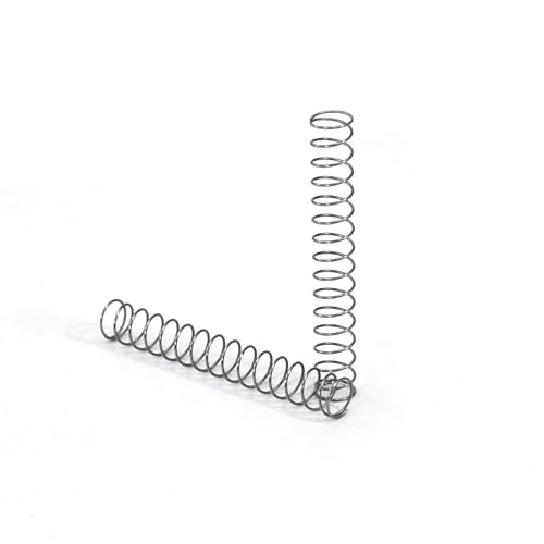 GUNGY Druckfeder Edelstahl Feder Druckfedern 40mm Drahtdurchmesser 0,4mm Außendurchmesser 6mm Länge 40mm Maximale Federkraft 0,3kg 20 Stück von GUNGY