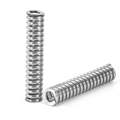 GUNGY Druckfeder Edelstahl Feder Druckfedern 40mm Drahtdurchmesser 1,5mm Außendurchmesser 8mm Länge 40mm Maximale Federkraft 10kg 10 Stück von GUNGY