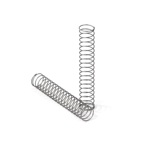 GUNGY Druckfeder Edelstahl Feder Druckfedern 45mm Drahtdurchmesser 0,45mm Außendurchmesser 8mm Länge 45mm Maximale Federkraft 0,16kg 10 Stück von GUNGY