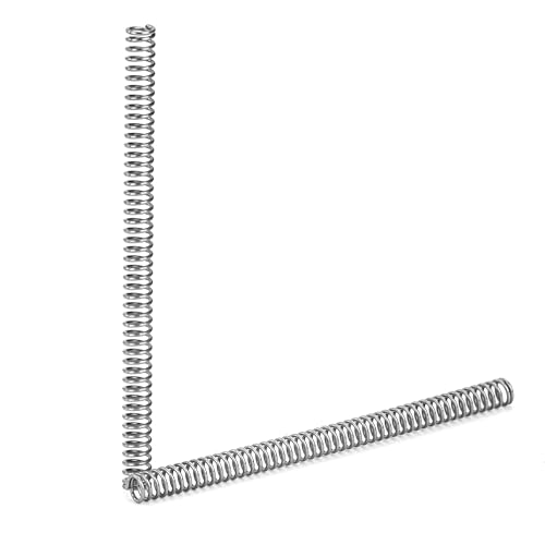 GUNGY Druckfeder Edelstahl Feder Druckfedern 60mm Drahtdurchmesser 0,55mm Außendurchmesser 4mm Länge 60mm Maximale Federkraft 1,3kg 20 Stück von GUNGY