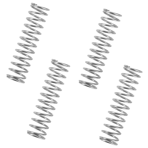 GUNGY Druckfeder Edelstahl Feder Druckfedern 60mm Drahtdurchmesser 1,4mm Außendurchmesser 16mm Länge 60mm Maximale Federkraft 2,4kg 4 Stück von GUNGY