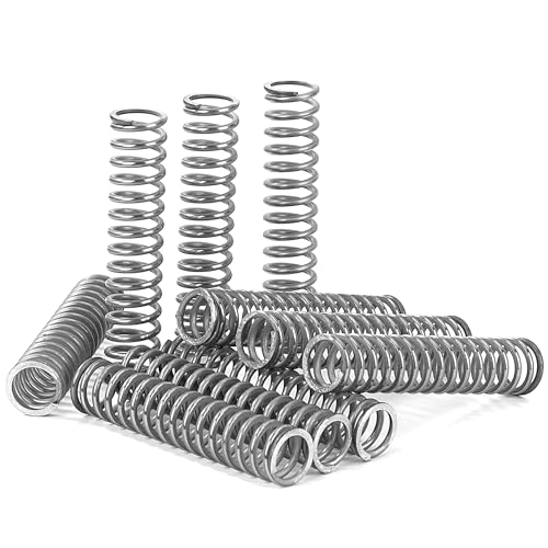 GUNGY Druckfeder Edelstahl Feder Druckfedern 60mm Drahtdurchmesser 1,6mm Außendurchmesser 13mm Länge 60mm Maximale Federkraft 6,3kg 10 Stück von GUNGY