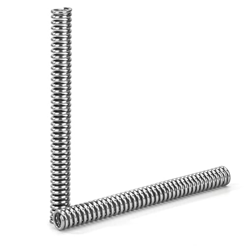 GUNGY Druckfeder Edelstahl Feder Druckfedern 60mm Drahtdurchmesser 1mm Außendurchmesser 6mm Länge 60mm Maximale Federkraft 3,6kg 20 Stück von GUNGY