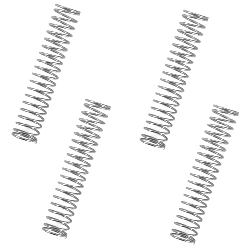 GUNGY Druckfeder Edelstahl Feder Druckfedern 80mm Drahtdurchmesser 1,2mm Außendurchmesser 16mm Länge 80mm Maximale Federkraft 1,44kg 4 Stück von GUNGY