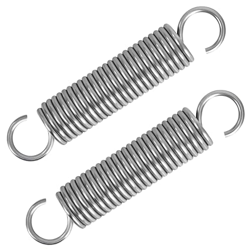 GUNGY Zugfedern mit Haken Edelstahl Spannfeder Zugfeder 100mm Außendurchmesser 20mm Drahtdurchmesser 2,5mm Maximale Zugkraft 12kg 2,5x20x100mm 2 Stück GUNGY Zugfedern mit Haken Edelstahl Spannfeder Zugfeder 100mm Außendurchmesser 20mm Drahtdurchmesser 2,5mm Maximale Zugkraft 12kg 2,5x20x100mm 2 Stück von GUNGY