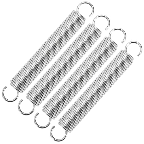 GUNGY Zugfedern mit Haken Edelstahl Zugfeder Spannfeder 100mm Außendurchmesser 14mm Drahtdurchmesser 1,8 mm Maximale Zugkraft 7,60kg 1,8x14x100mm 4 Stück von GUNGY