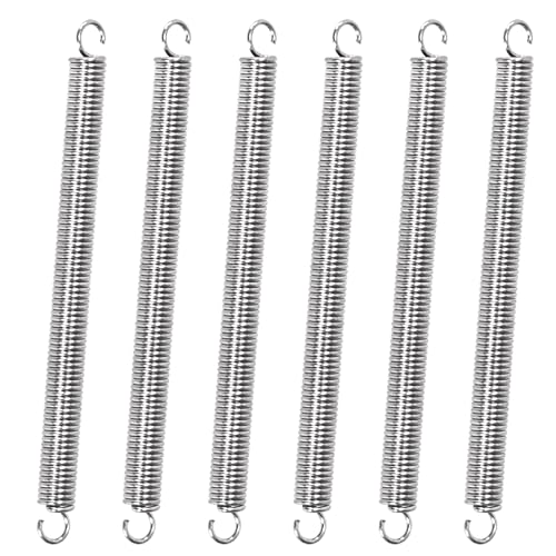 GUNGY Zugfedern mit Haken Edelstahl Zugfeder Spannfeder 25mm Außendurchmesser 2mm Drahtdurchmesser 0,28 mm Maximale Zugkraft 0,26kg 0,28x2x25mm 20 Stück von GUNGY