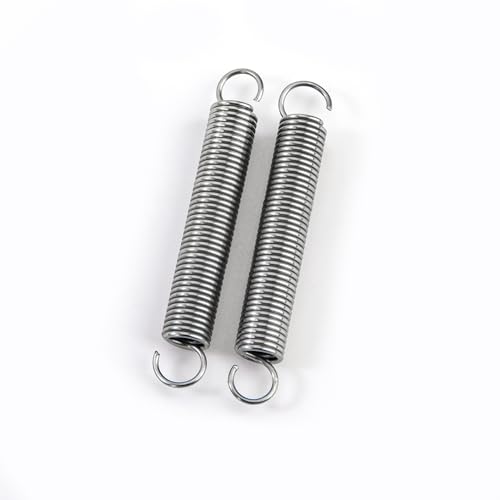 GUNGY Zugfedern mit Haken Edelstahl Zugfeder Spannfeder 40mm Außendurchmesser 6mm Drahtdurchmesser 0,7 mm Maximale Zugkraft 1,32kg 0,7x6x40mm 20 Stück von GUNGY