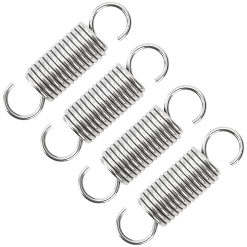 GUNGY Zugfedern mit Haken Edelstahl Zugfeder Spannfeder 55mm Außendurchmesser 16mm Drahtdurchmesser 2,0 mm Maximale Zugkraft 8,80kg 2,0x16x55mm 4 Stück von GUNGY