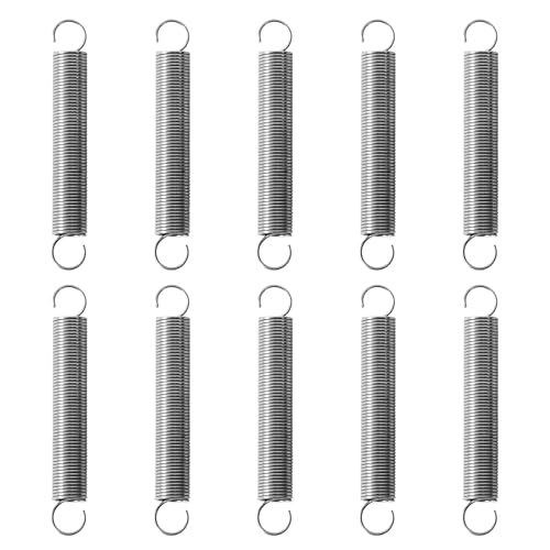 GUNGY Zugfedern mit Haken Edelstahl Zugfeder Spannfeder 55mm Außendurchmesser 8mm Drahtdurchmesser 0,7 mm Maximale Zugkraft 0,87kg 0,7x8x55mm 10 Stück GUNGY Zugfedern mit Haken Edelstahl Zugfeder Spannfeder 55mm Außendurchmesser 8mm Drahtdurchmesser 0,7 mm Maximale Zugkraft 0,87kg 0,7x8x55mm 10 Stück von GUNGY