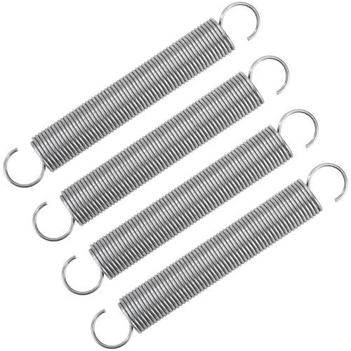 GUNGY Zugfedern mit Haken Edelstahl Zugfeder Spannfeder 70mm Außendurchmesser 10mm Drahtdurchmesser 0,9 mm Maximale Zugkraft 1,10kg 0,9x10x70mm 4 Stück von GUNGY