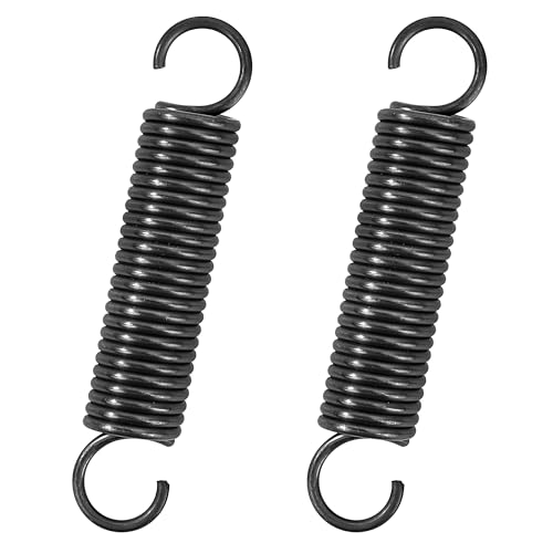 GUNGY Zugfedern mit Haken Klavierdraht Zugfeder Spannfeder 100mm Außendurchmesser 20mm Drahtdurchmesser 2,6mm Maximale Zugkraft 15,3kg 2,6x20x100mm 2 Stück von GUNGY