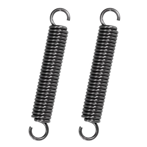 GUNGY Zugfedern mit Haken Klavierdraht Zugfeder Spannfeder 125mm Außendurchmesser 20mm Drahtdurchmesser 3,2mm Maximale Zugkraft 28,7kg 3,2x20x125mm 2 Stück von GUNGY