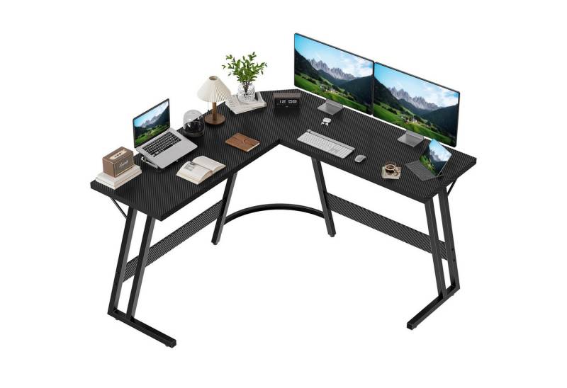 GUNJI Eckschreibtisch L-Form Spedition Schreibtisch Computer Schreibtisch Spieltisch 130cm von GUNJI