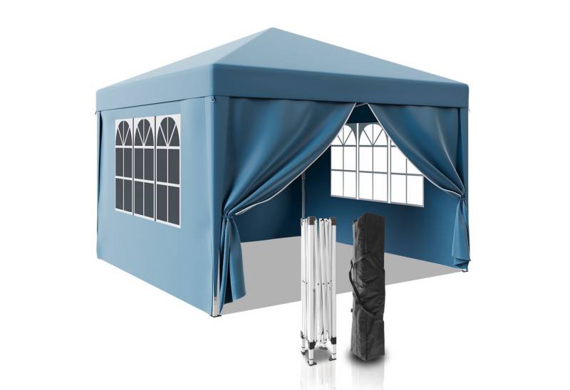 GUNJI Faltpavillon Faltbare Gartenlaube 2*2/3*3 Wasserdichtes Garten Party Zelt, UV 50+, mit 4 Seitenteilen GUNJI Faltpavillon Faltbare Gartenlaube 2*2/3*3 Wasserdichtes Garten Party Zelt, UV 50+, mit 4 Seitenteilen von GUNJI