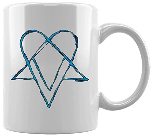 Ville Valo Heart Keramikbecher Weißes Kaffee Tee Wasser Tasse Büro Home Ceramic White Mug Cup von GUNMANT