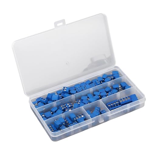 Werkzeuge Kompatibel mit 10 Stück 5 mm Pitch Schraubklemmenblock-Anschluss für Leiterplattenmontage, 2P 3P 4P Klemmen 300 V 10 A Werkzeuge Kompatibel mit 10 Stück 5 mm Pitch Schraubklemmenblock-Anschluss für Leiterplattenmontage, 2P 3P 4P Klemmen 300 V 10 A von GUNQQIG