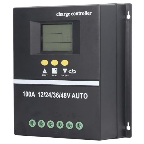 Werkzeuge Kompatibel mit 12V 24V 36V 48V Adaptive Solar Panel Laderegler mit Hintergrundbeleuchtung LCD Display von GUNQQIG