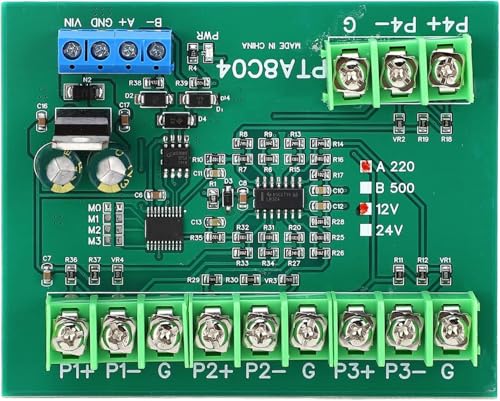 Werkzeuge Kompatibel mit 4-Kanal-PT100-RTD-RS485-Temperatursensorplatine zur Überwachung eines großen Temperaturbereichs (B500 DC12V)(A220 DC12V) von GUNQQIG