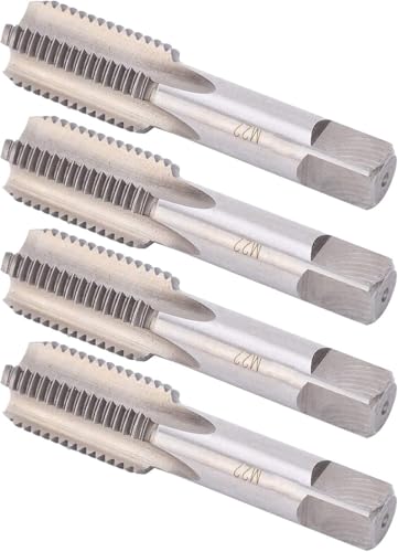 Werkzeuge Kompatibel mit 4 STÜCKE M22 Metric Hand Tippen Legierter Stahl Gerade Flöte Schraube Gewinde Tippen Hand Werkzeug von GUNQQIG