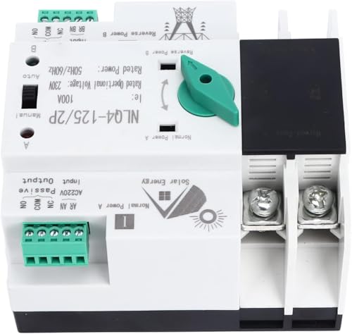 Werkzeuge Kompatibel mit Dual Power Transfer Switch 100A Schnelles Schalten Automatische 230V AC für Home Factory Werkzeuge Kompatibel mit Dual Power Transfer Switch 100A Schnelles Schalten Automatische 230V AC für Home Factory von GUNQQIG