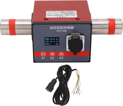 Werkzeuge Kompatibel mit Dynamischer Torsionssensor, DC24V 200N.M berührungsloser rotierender Torsionssensor mit LCD-Anzeige von GUNQQIG