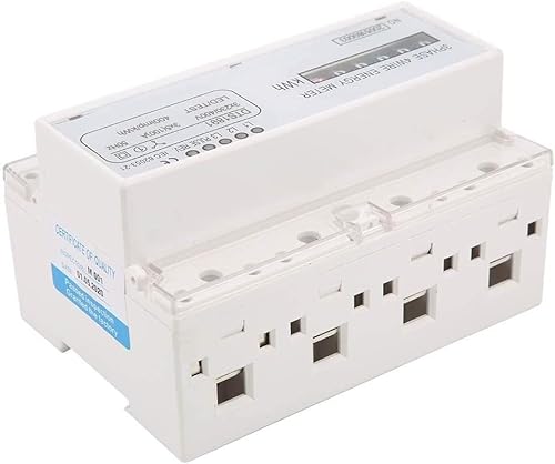 Werkzeuge Kompatibel mit KWh-Zähler, DIN-Schienen-Stromzähler, Einphasen-Energiezähler, Stromzähler DTS1891, Dreiphasen-4-Leiter-7P-Energiezähler, elektronischer KWh-Zähler, Spannungsprüfer von GUNQQIG