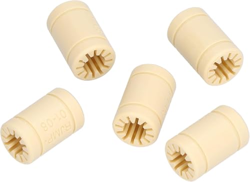 Werkzeuge Kompatibel mit Linearlager, 5 Stück Linearlager 3D-Druckerzubehör Kunststofflagerwellen Linearbewegung, Linearkugellager von GUNQQIG