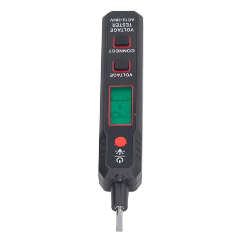 Werkzeuge Kompatibel mit NCV Tester Nicht-Kontaktieren Spannung Detektor Stift für Elektriker Sicherer Betrieb mit Alarm Funktion und LED Taschenlampe AN89 von GUNQQIG