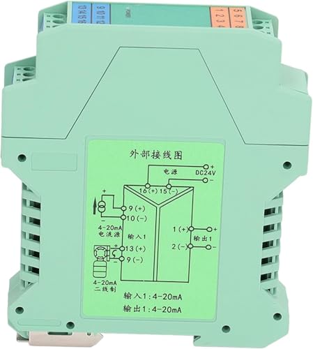 Werkzeuge Kompatibel mit Stromsignalisolator 4-20 mA DC 24 V 2 Ein- und 2 Ausgänge Signalgeber für SPS-Steuerung Werkzeuge Kompatibel mit Stromsignalisolator 4-20 mA DC 24 V 2 Ein- und 2 Ausgänge Signalgeber für SPS-Steuerung von GUNQQIG